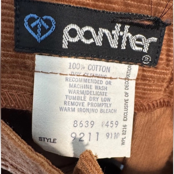 Panther Corduroy Midi Skirt Womens 9/10 Brown Vintage Button Down Classic Pleat - Picture 4 of 5